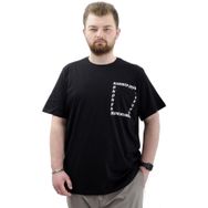 Mode XL U24051 Number Siyah Erkek T-shirt