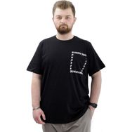 Mode XL U24051 Number Siyah Erkek T-shirt