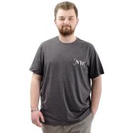 Mode XL U24068 NYC Antramelanj Erkek T-shirt