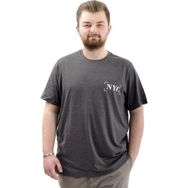Mode XL U24068 NYC Antramelanj Erkek T-shirt