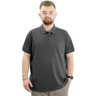 Mode XL U24328 Antrasit Klasik Polo Yaka Erkek T-shirt