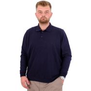 Mode XL U24340 Lacivert Polo Yaka Erkek Sweatshirt
