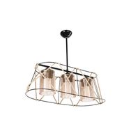 Modelight ASZ-0986 Gezegen Bal Camlı Halatlı 3'lü Avize