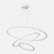 Modelight Ring Beyaz Alüminyum 3'lü Sarkıt Led Avize