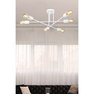 Modelight Seden 6'lı Beyaz Avize
