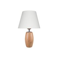 Modelight Top Kayın Ayak Beyaz şapka Abajur