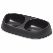Moderna Siyah 2x200 ml Sensibowl İkili Kedi Mama Kabı