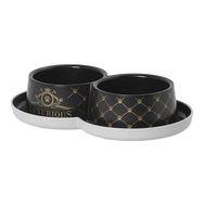 Moderna Trendy Friends 2 x 350 ml Luxurious 2'li Kedi Mama Kabı