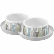 Moderna Trendy Friends Maasai 2x350 ml Kedi Mama ve Su Kabı