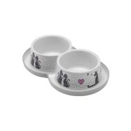 Moderna Trendy Love 2x350 ml Beyaz 2'li Mama Su Kabı