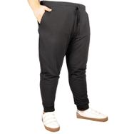 ModeXL B20507 Erkek Siyah Büyük Beden Düz Paça Eşofman Altı