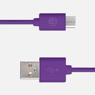 Mojue 3DK33MR Mor Micro USB Kablosu