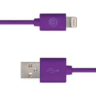 Mojue 3DK34M Mor İphone Şarj Kablosu