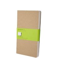 Moleskine Cahier 3'lü Kraft Düz Cep Boy Ciltli Defter