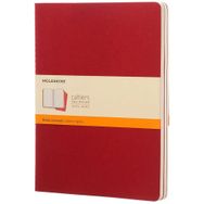 Moleskine CH121 Cahier Kırmızı Çizgili 3'lü Defter