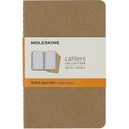 Moleskine Chaier Çizgili Cep Boy 9x14 cm 64 Sayfa Kraft 3'lü Günlük Defter