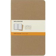 Moleskine Chaier Çizgili L Boy 13x21 cm 80 Sayfa Kraft 3'lü Günlük Defter