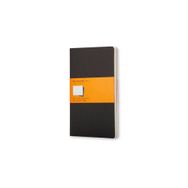 Moleskine Chaier Çizgili L Boy 13x21 cm 80 Sayfa Siyah 3'lü Günlük Defter