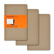 Moleskine QP411 Cahier 3'lü Kraft Cep Defter