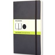 Moleskine QP613 Siyah Düz Cep Boy Yumuşak Kapaklı Defter
