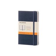 Moleskine Sert Kapak Çizgili Cep Boy 9x14 cm 192 Sayfa Lacivert Defter