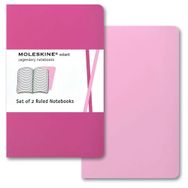 Moleskine Volant Pembe Çizgili Cep Boy Ciltli Defter