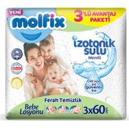 Molfix İzotonik 3x60 Adet Bebek Islak Mendili