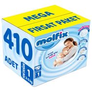 Molfix No:1 Yenidoğan 410 Adet Bebek Bezi
