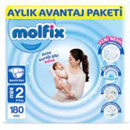 Molfix No:2 Mini 180 Adet Bebek Bezi