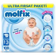 Molfix No:3 Midi 108 Adet Bebek Bezi