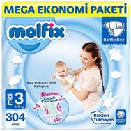Molfix No:3 Midi 304 Adet Bebek Bezi