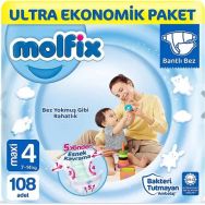 Molfix No:4 Maxi 108 Adet Bebek Bezi