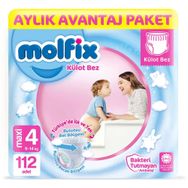 Molfix No:4 Maxi 112 Adet Külot Bebek Bezi
