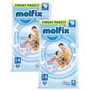 Molfix No:4 Maxi 120 Adet Bebek Bezi