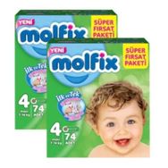 Molfix No:4 Maxi 148 Adet Bebek Bezi