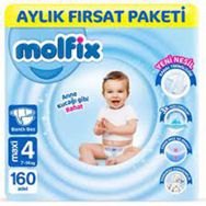 Molfix No:4 Maxi 160 Adet Bebek Bezi