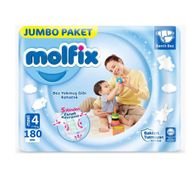 Molfix No:4 Maxi 180 Adet Bebek Bezi