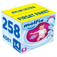 Molfix No:4 Maxi 258 Adet Külot Bebek Bezi