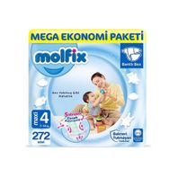 Molfix No:4 Maxi 272 Adet Bebek Bezi