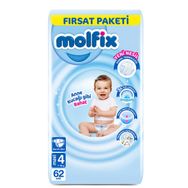 Molfix No:4 Maxi 64 Adet Bebek Bezi