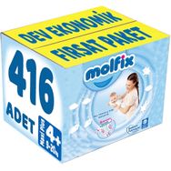 Molfix No:4+ Maxi Plus 416 Adet Bebek Bezi