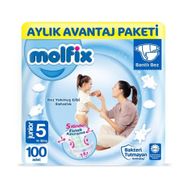 Molfix No:5 Junior 100 Adet Bebek Bezi