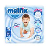 Molfix No:5 Junior 30 Adet Bebek Bezi