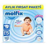 Molfix No:5+ Junior Plus 112 Adet Bebek Bezi
