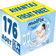 Molfix No:5+ Junior Plus 176 Adet Bebek Bezi