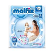 Molfix No:5+ Junior Plus 18 Adet Bebek Bezi