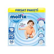 Molfix No:5+ Junior Plus 56 Adet Bebek Bezi