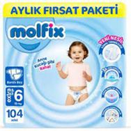 Molfix No:6 XLarge 104 Adet Bebek Bezi
