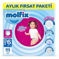 Molfix No:6 XLarge 111 Adet Külot Bebek Bezi