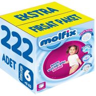 Molfix No:6 XLarge 222 Adet Külot Bebek Bezi